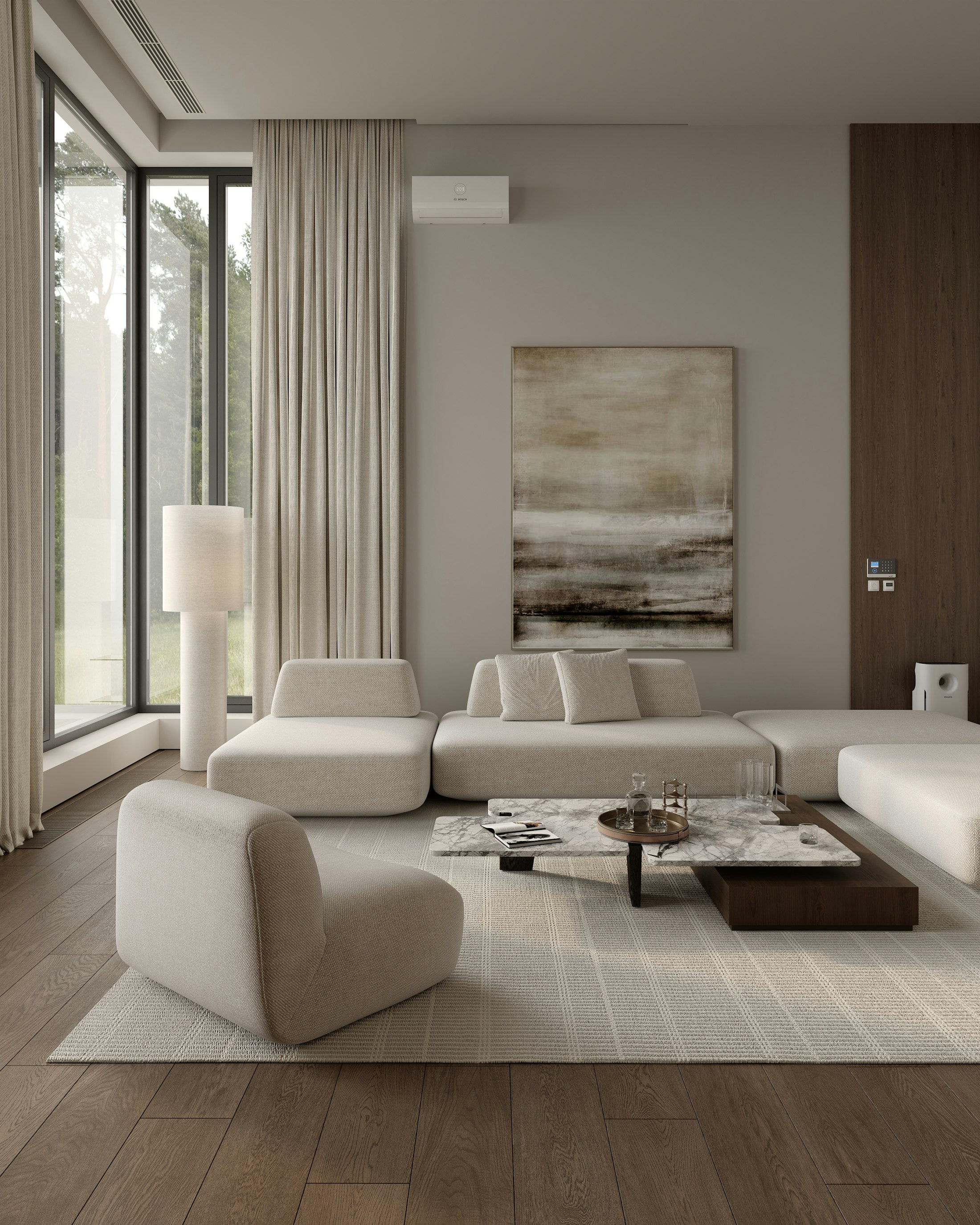 Intérieur lumineux